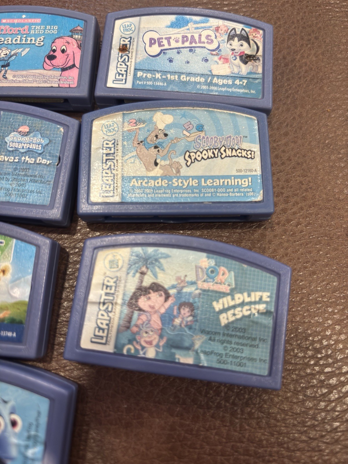 Leap Frog Leapster Lot of 11 Games Cartridges Only Age 4 – 7 years & 5 – 8 years