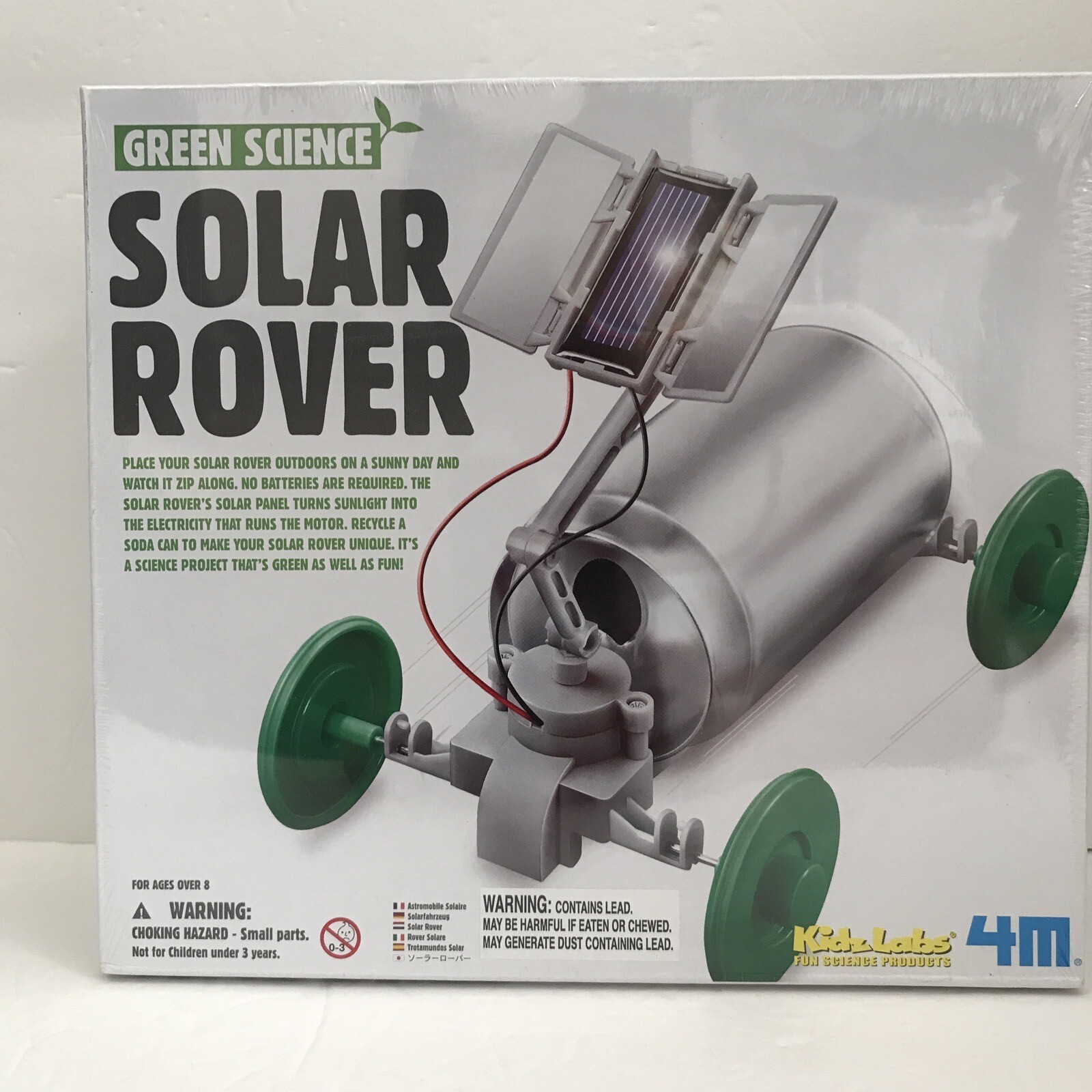 4M KIDZLABS Green Science Solar Rover NIB