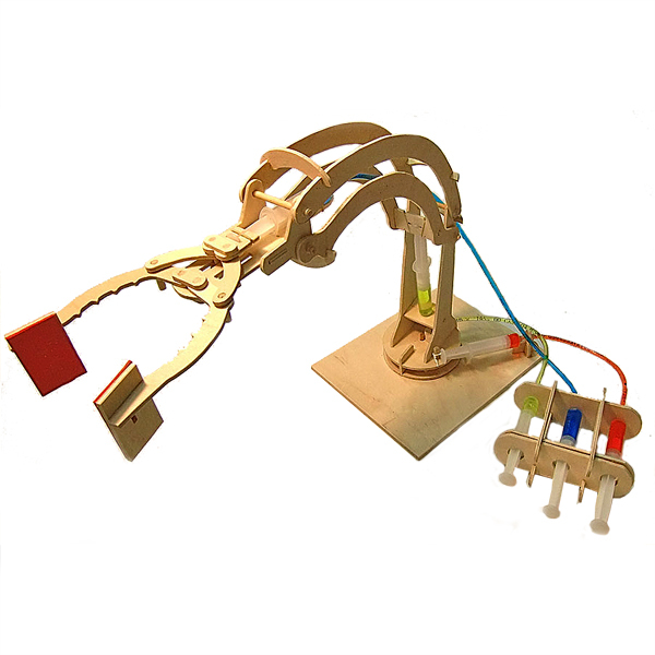 NEW Hydraulic Machines – Robotic Arm – Working Wooden Construction Craft Kit