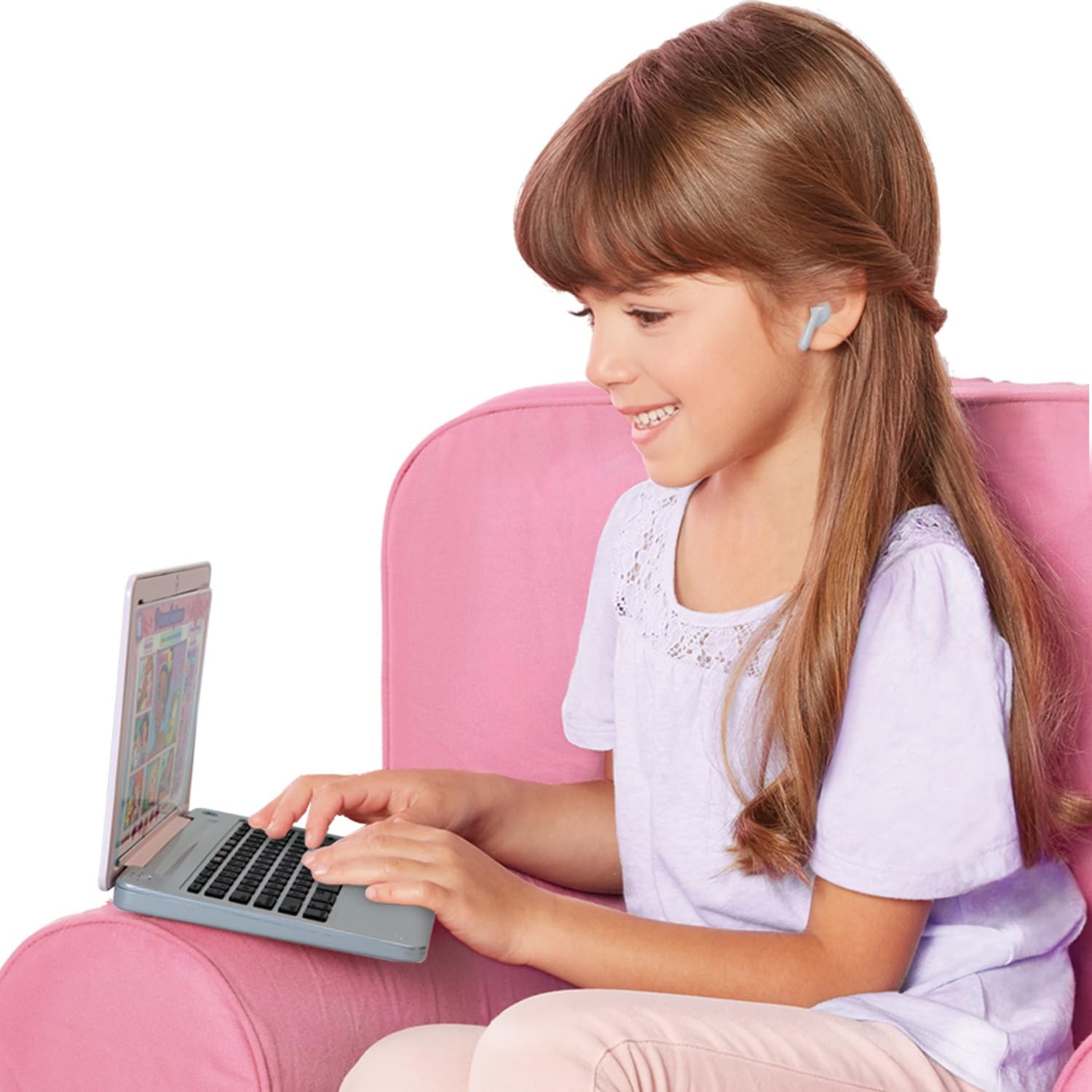 Style Collection Laptop with Phrases, Sound Effects & Music! Girls Pretend La…