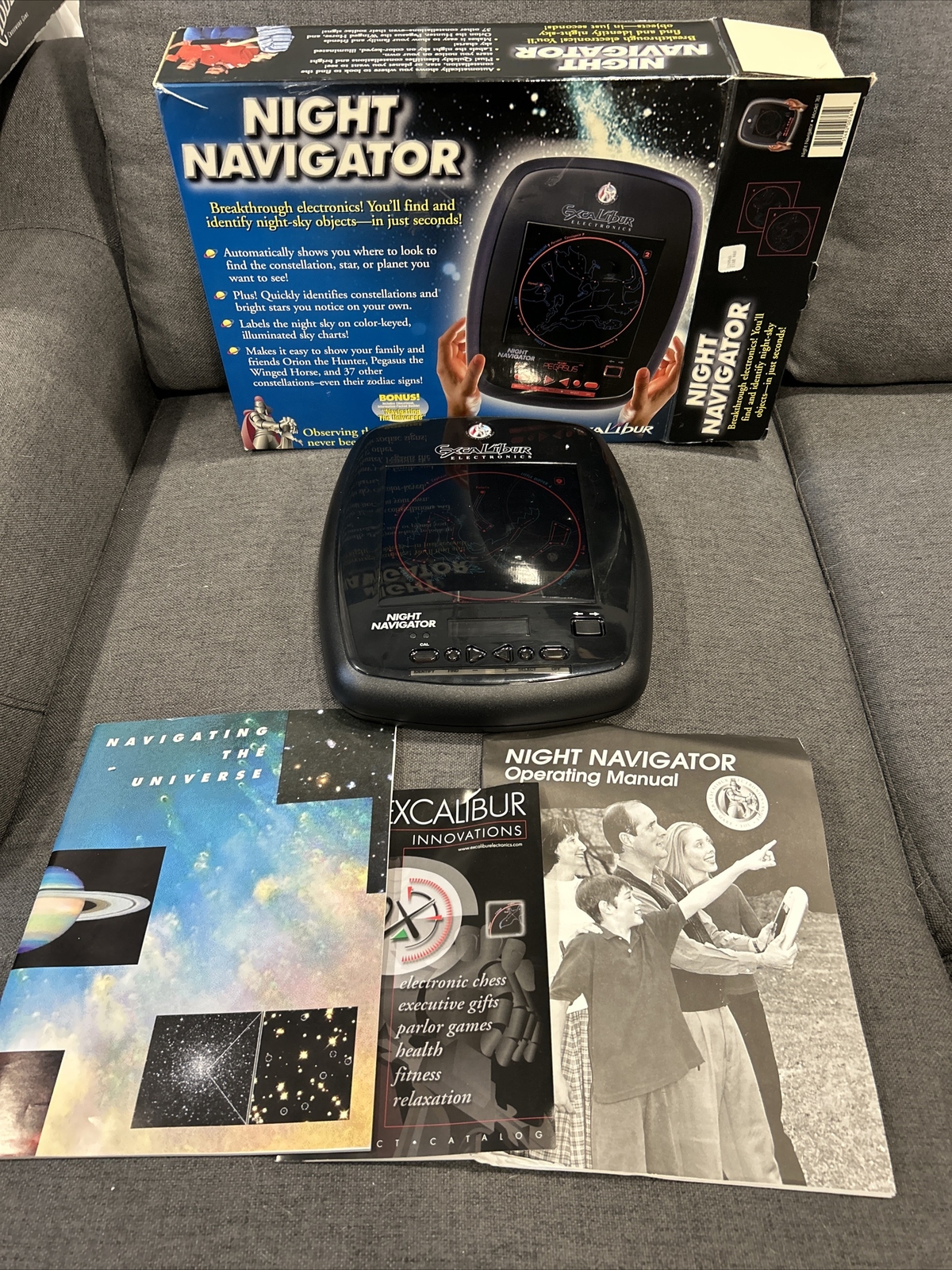 1999 Vintage Excalibur Electronic Night Navigator Model 761 Tested Stars Planets