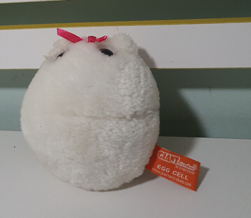 Giant Microbes EGG CELL Plush Drew Oliver Human Ovum Reproductive
