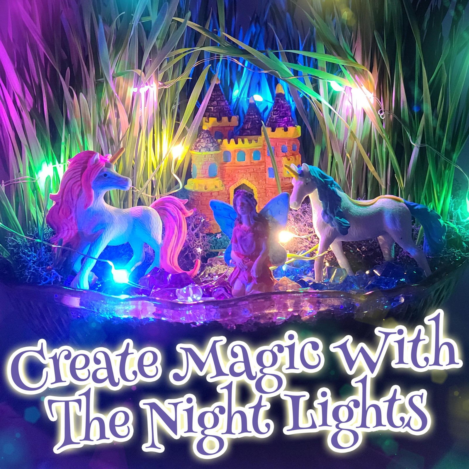Unicorn Fairy Garden Kit | Light Up Terrarium Kit | STEM Toys | Arts and Craf…
