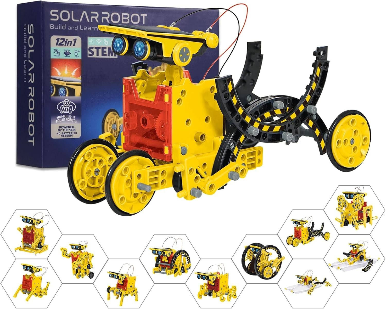Creative Solar Robot Building Kit for Ages 8-12 – Endless Educational Fun