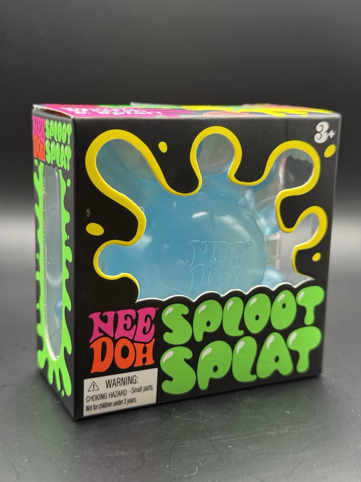 NeeDoh SPLOOT SPLAT, Nee Doh Splatter Fidget, Nee-doh Sploot Splat Squishy BLUE