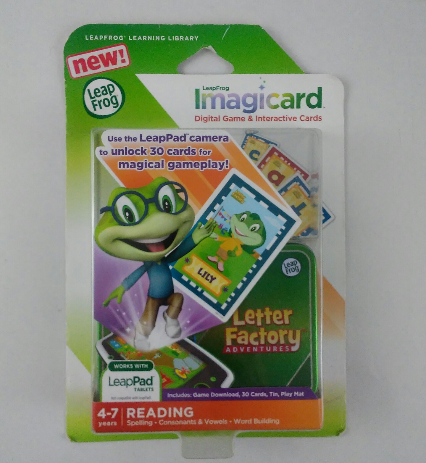 LeapFrog Imagicard Digital Game & Interactive Cards Letter Factory Adventures