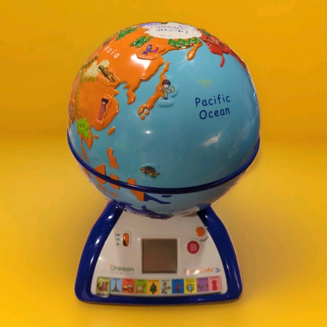 Oregon Scientific~Interactive Talking Smart Globe Jr. Learning Toy 10 Subjects
