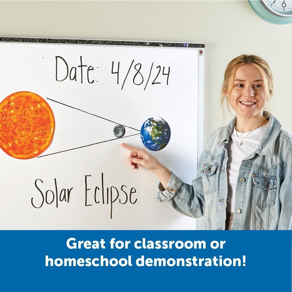 Giant Magnetic Solar System – STEM Planets, Earth and Sun Model, Astronomy Gi…