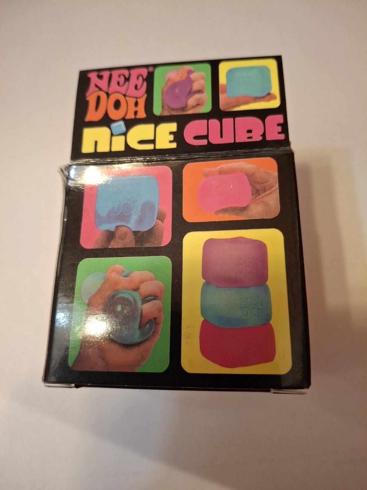 NeeDoh Nice Cube – Super Solid Squish (1 Piece Pink)
