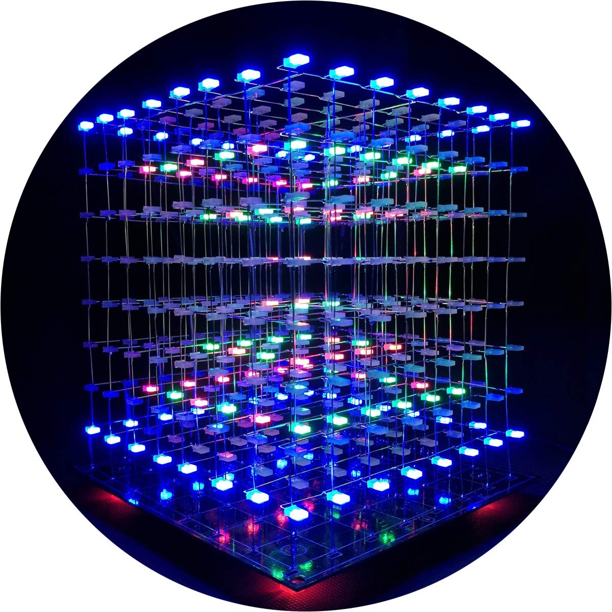 3D Led Cube DIY Electronics Kit 8x8x8 Led Cube DIY Soldering Project Kit(3D8S…
