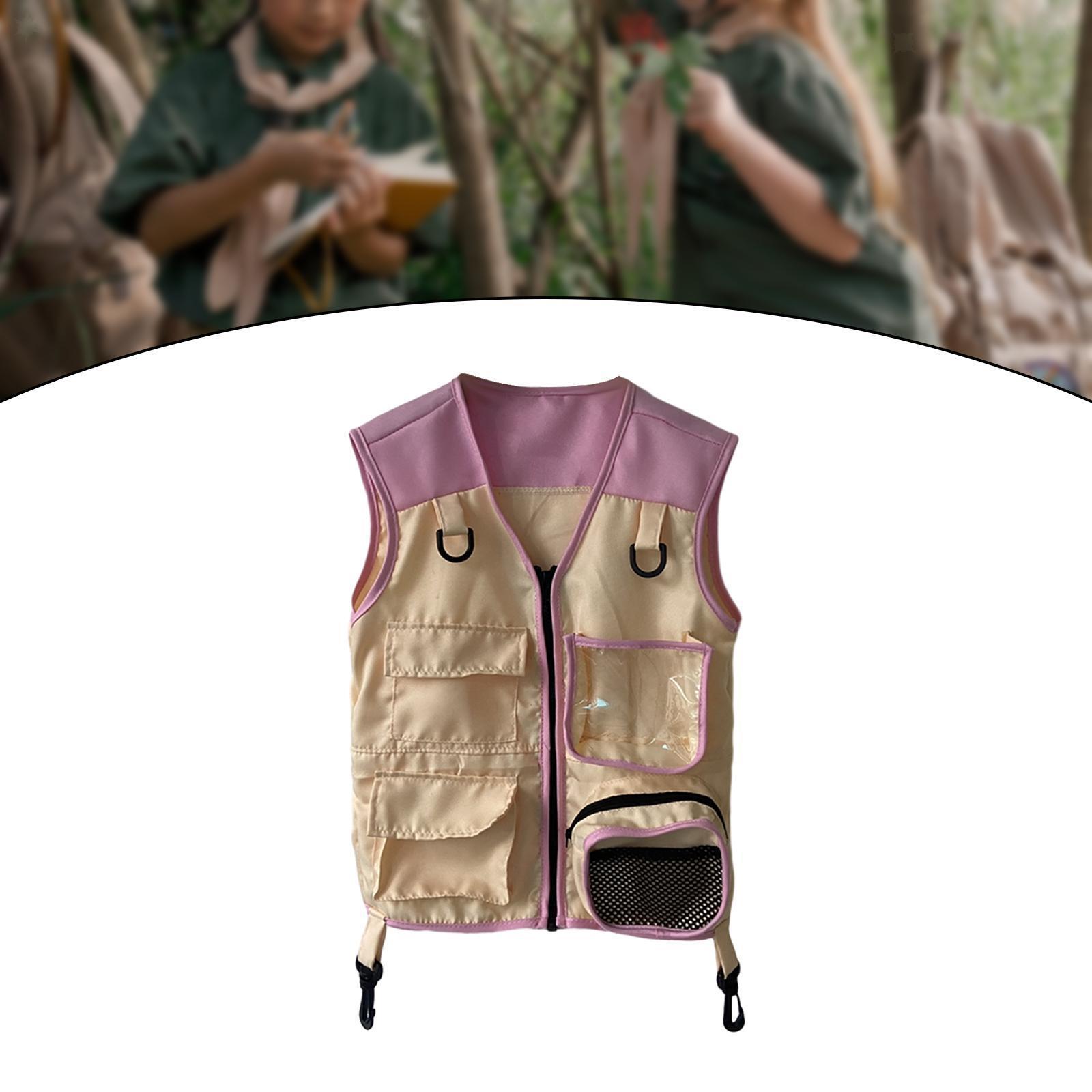 Kids Explorer Vest Fisherman Vest for Outdoor Activities Fishing Girls Boys