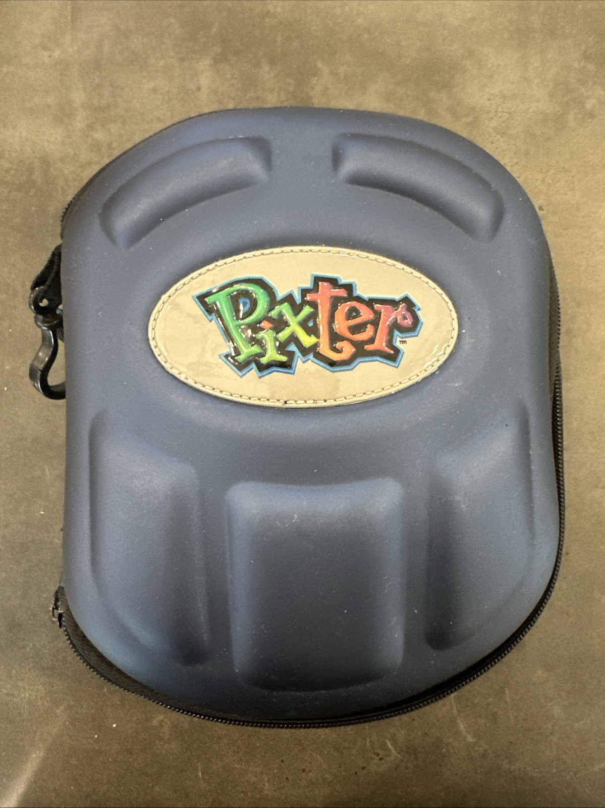 PIXTER Blue Hardshell **CASE ONLY** Mattel Fisher Price – Vintage!