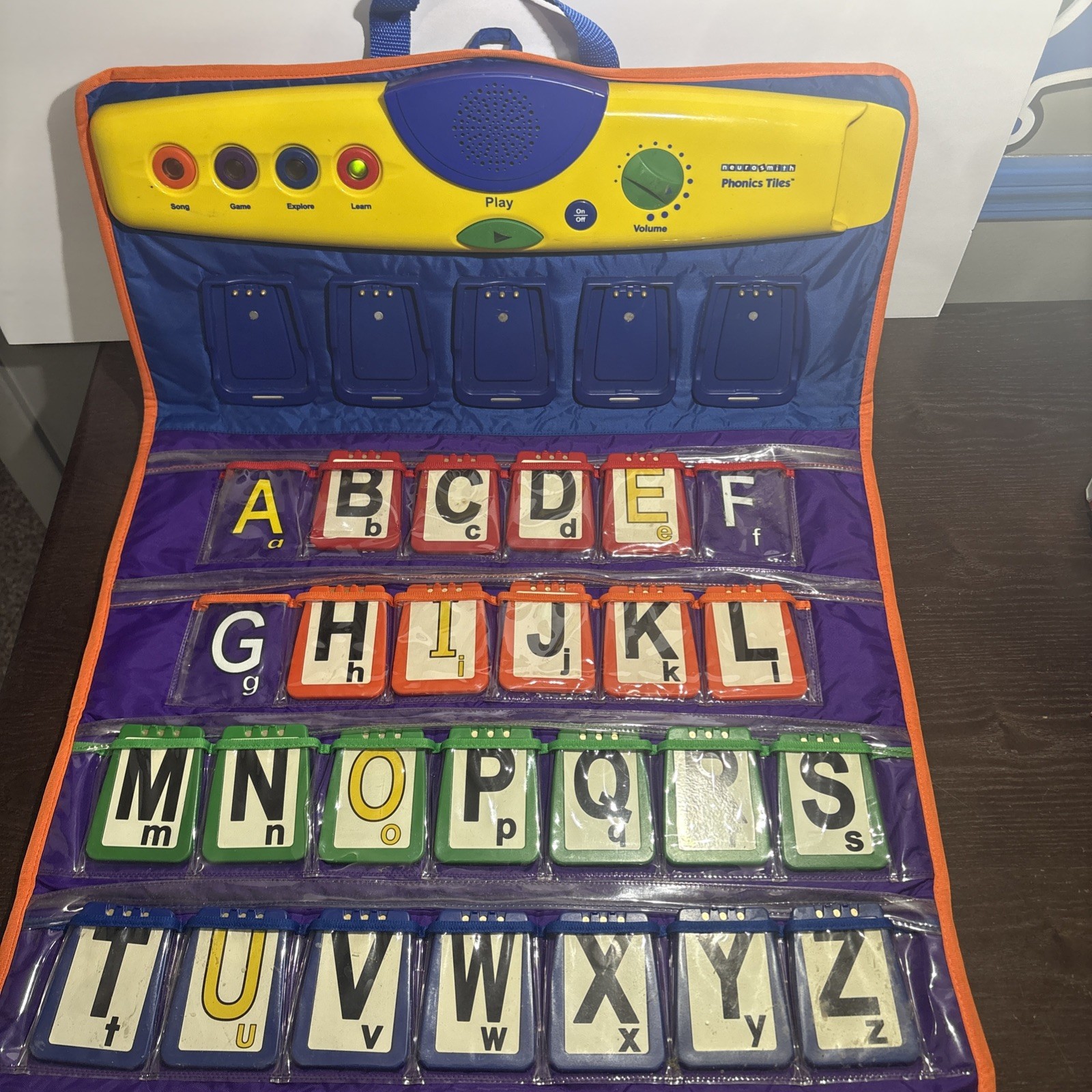 Neurosmith Phonics Tiles Word Set Songs Games Spelling Learning Toy (Missing 3)