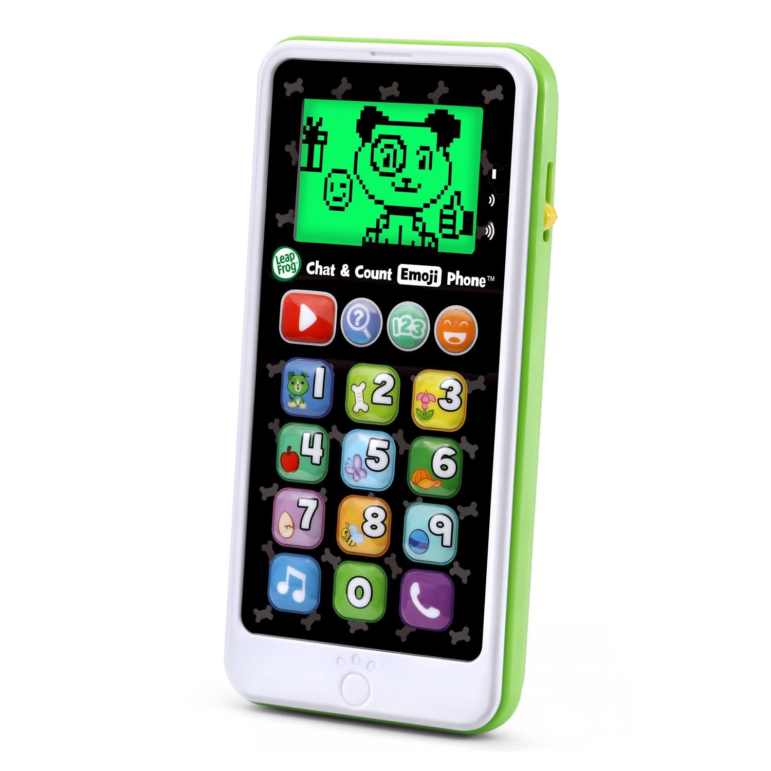 LeapFrog Chat and Count Emoji Phone, Green 2.8″ x 5.8″ x 1″,