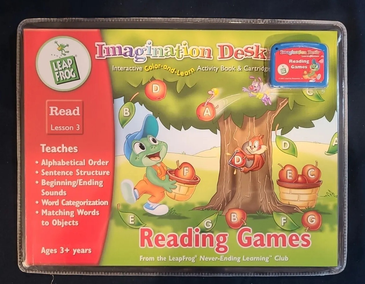 Leap Frog Imagination Desk Reading Games Read Lesson 3 – Book & Cartridge NEW