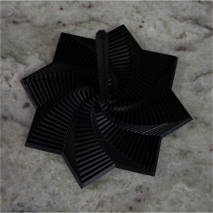 Black Textured Tactile Sensory Toy Fidget Toy