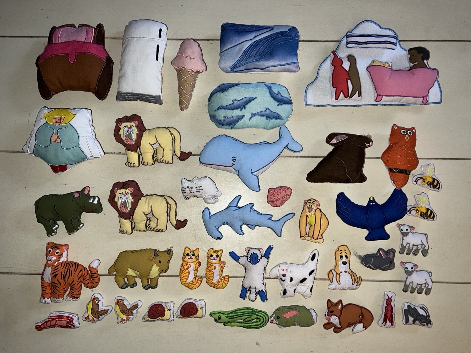 Lakeshore Learning Storytelling Story Felt Board Lot Plush Replacements Animals+