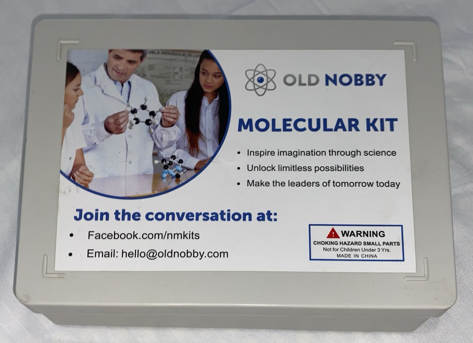 OLD NOBBY Molecular Kit Organic Chemistry Model Set w/ Atom Balls & Connectors