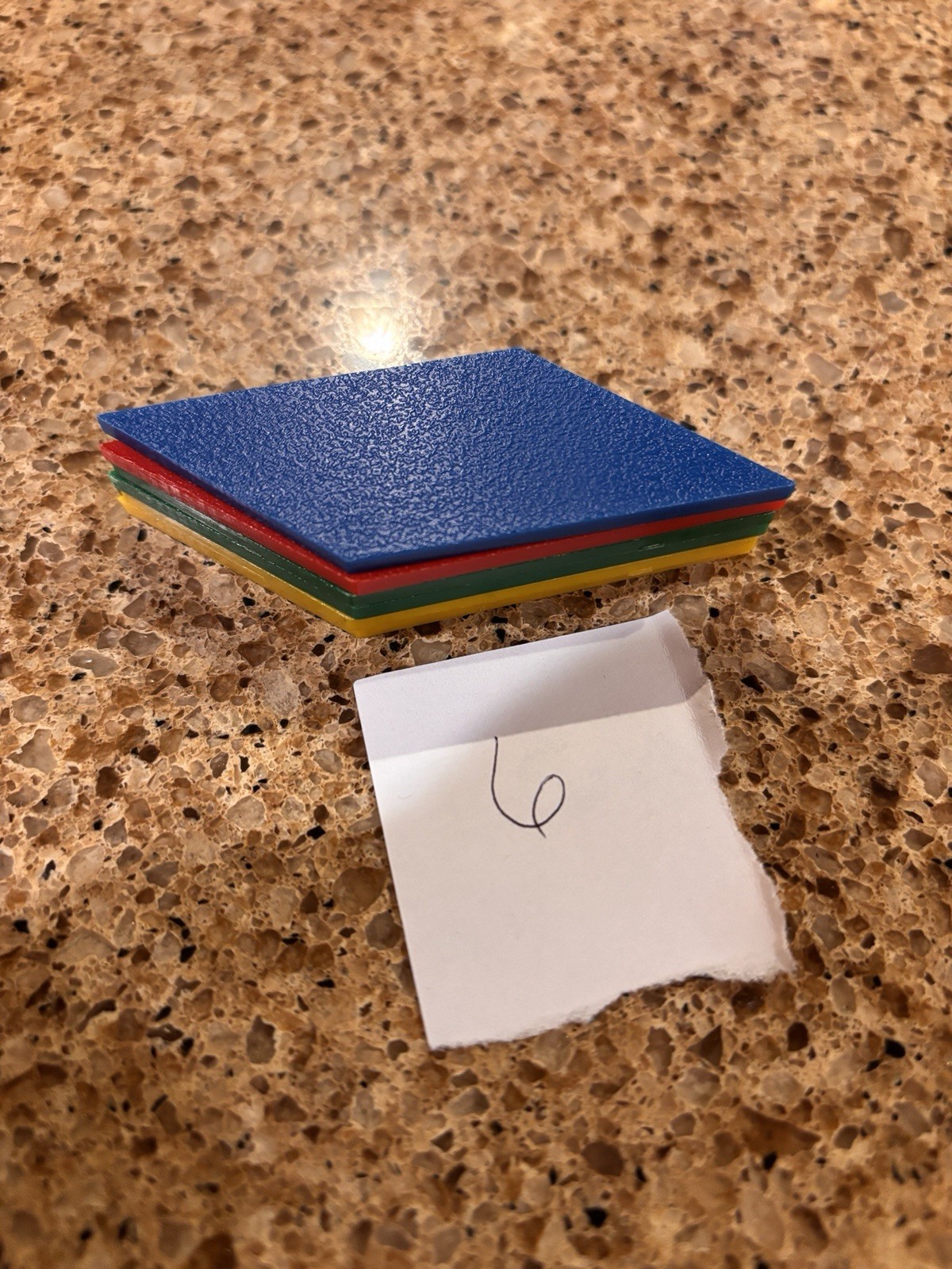 438 Geometric Pattern Shapes Blocks Primary Colors Plastic Math