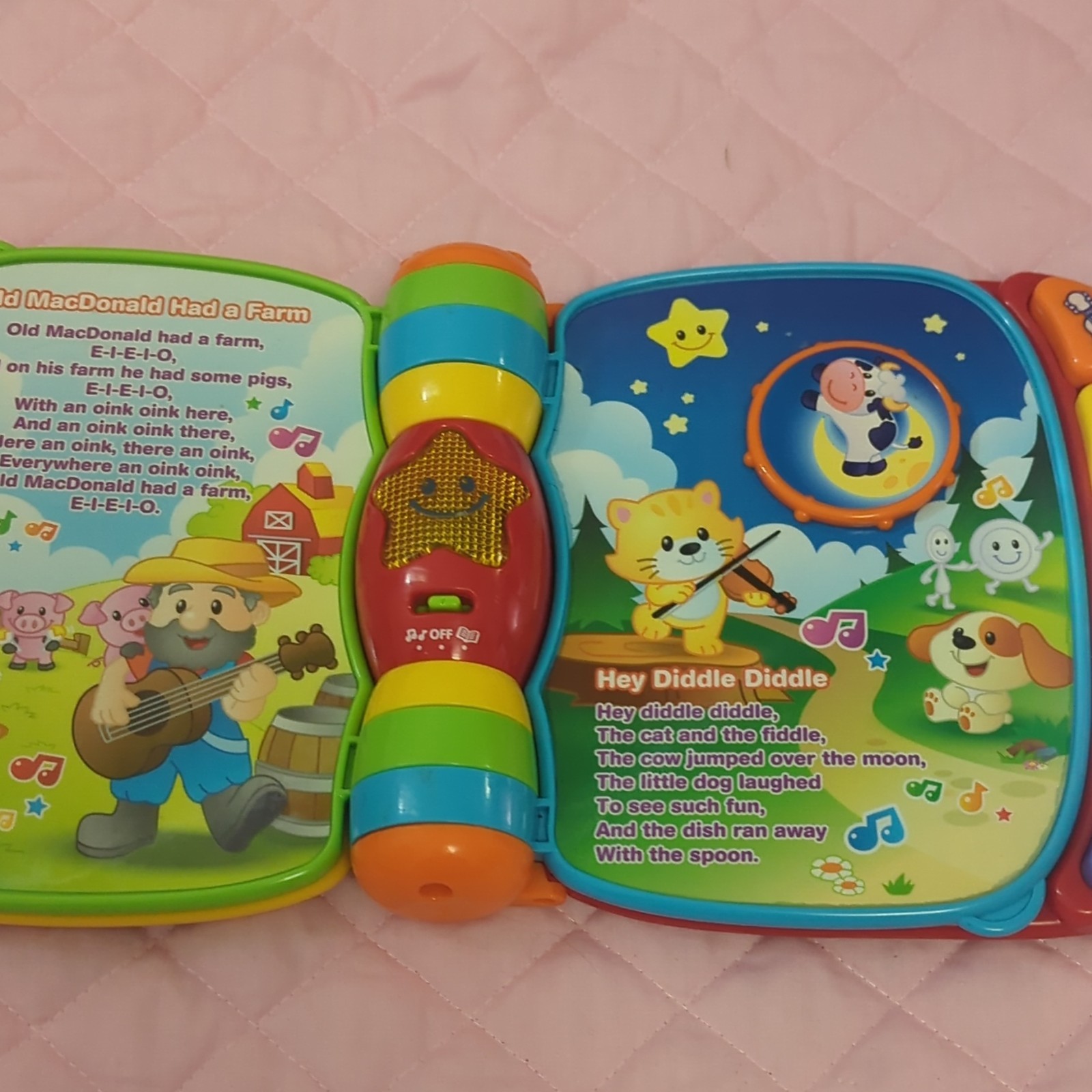 VTech Musical Rhymes Game Book Interactive Electronic Learning Toy Ages 1-4
