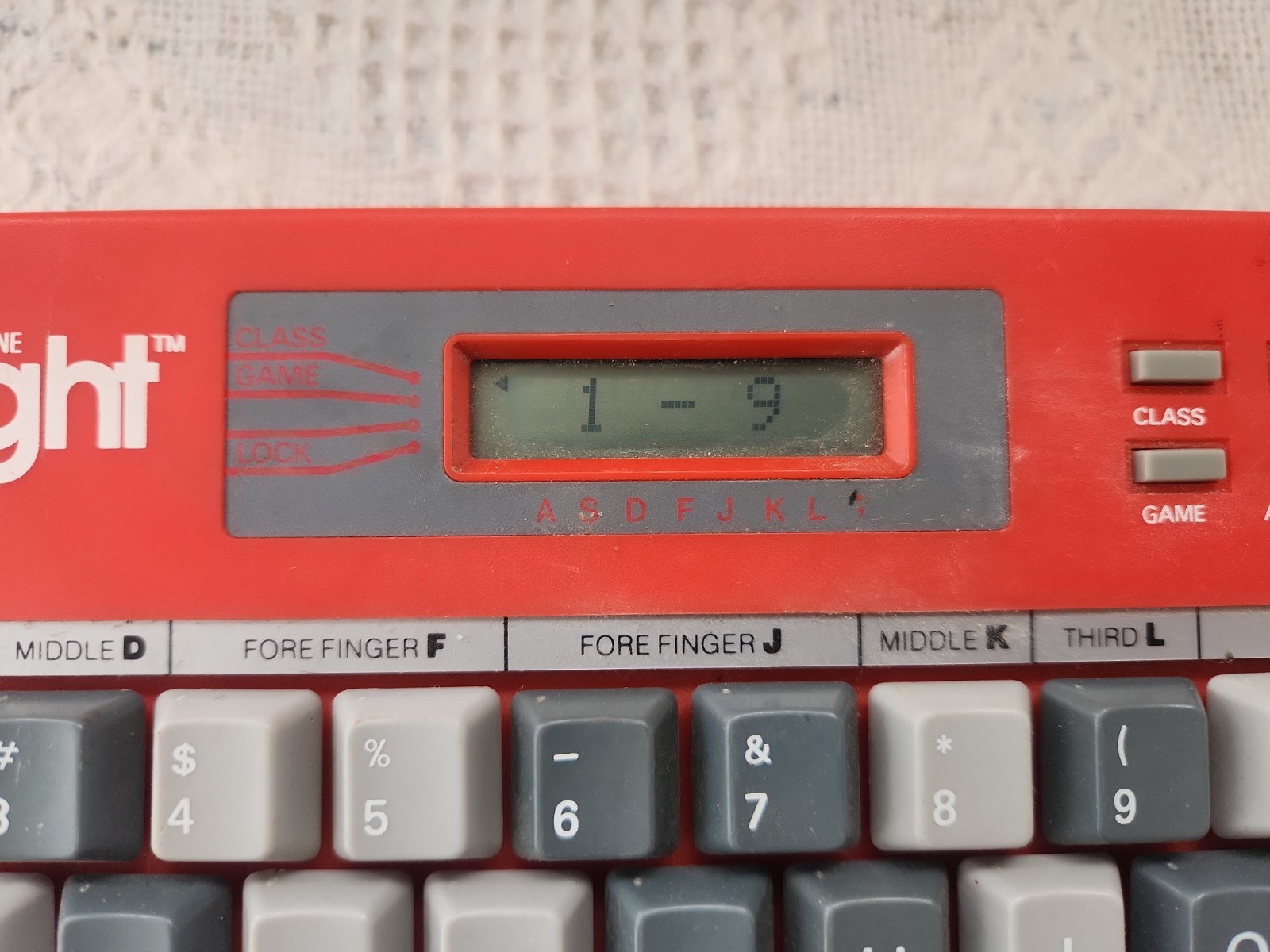Vintage VTech Type-Right Interactive Typing Tutor Game (Tested, No Volume)