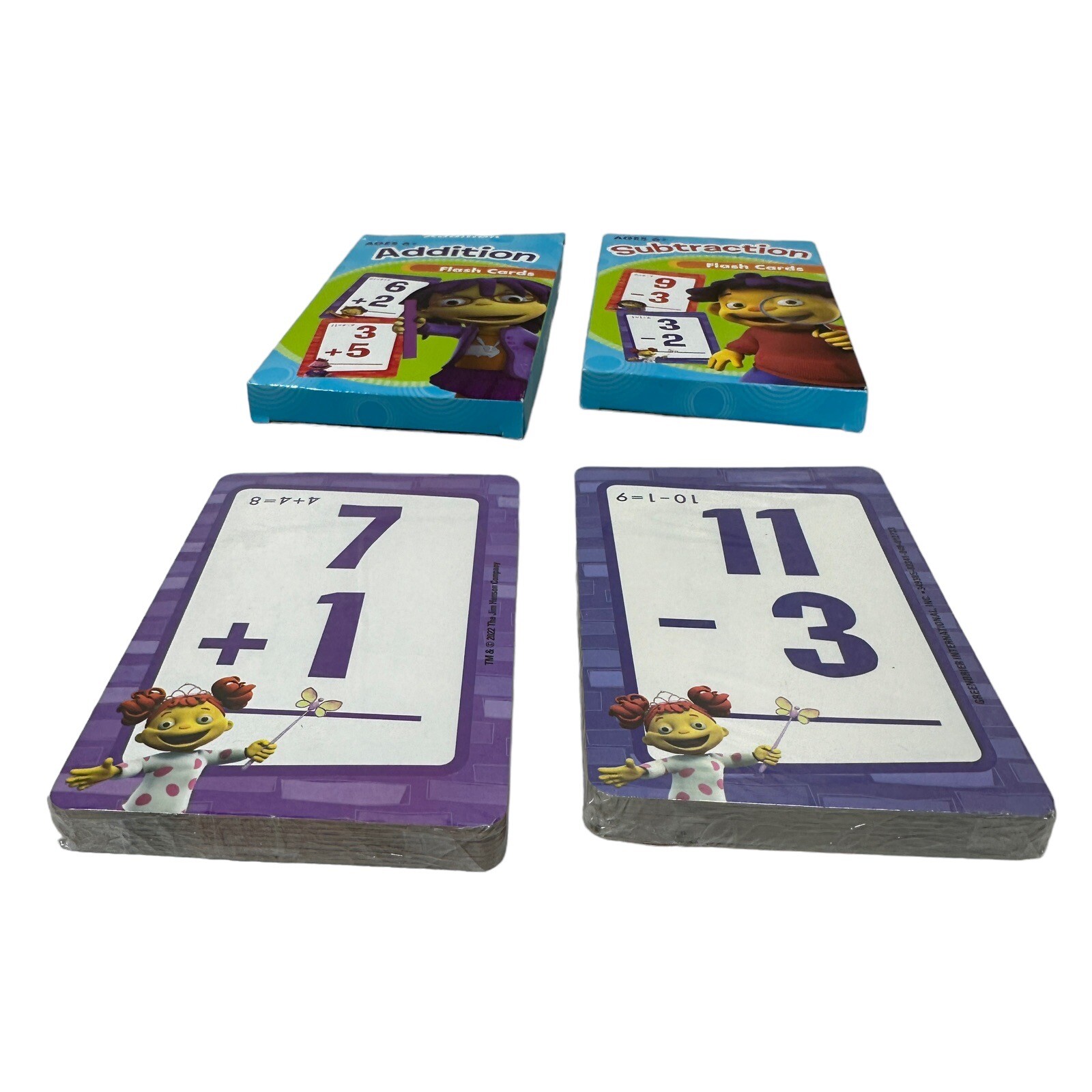 Sid the Science Kid Flash Cards Addition and Subtraction New Jim Henson’s Sealed