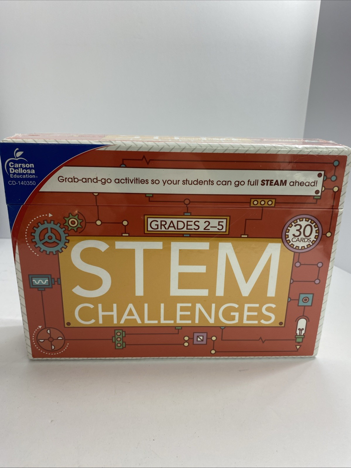 Carson Dellosa STEM Challenges Grades 2-5 (30-Card Set) Teachers Homeschool