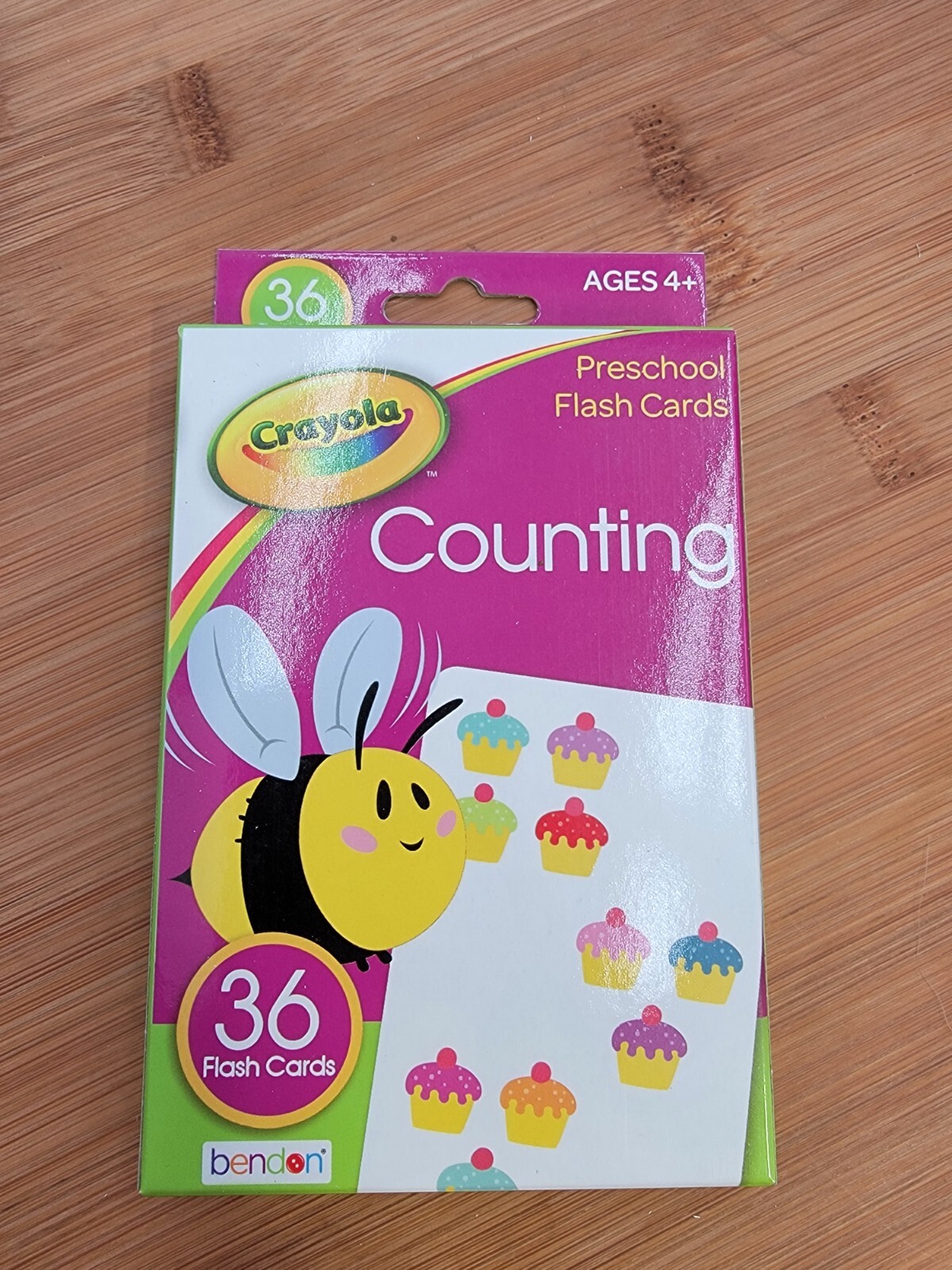 Crayola Flash Cards assorted cards ages 3 & 4, lot of 4 packs