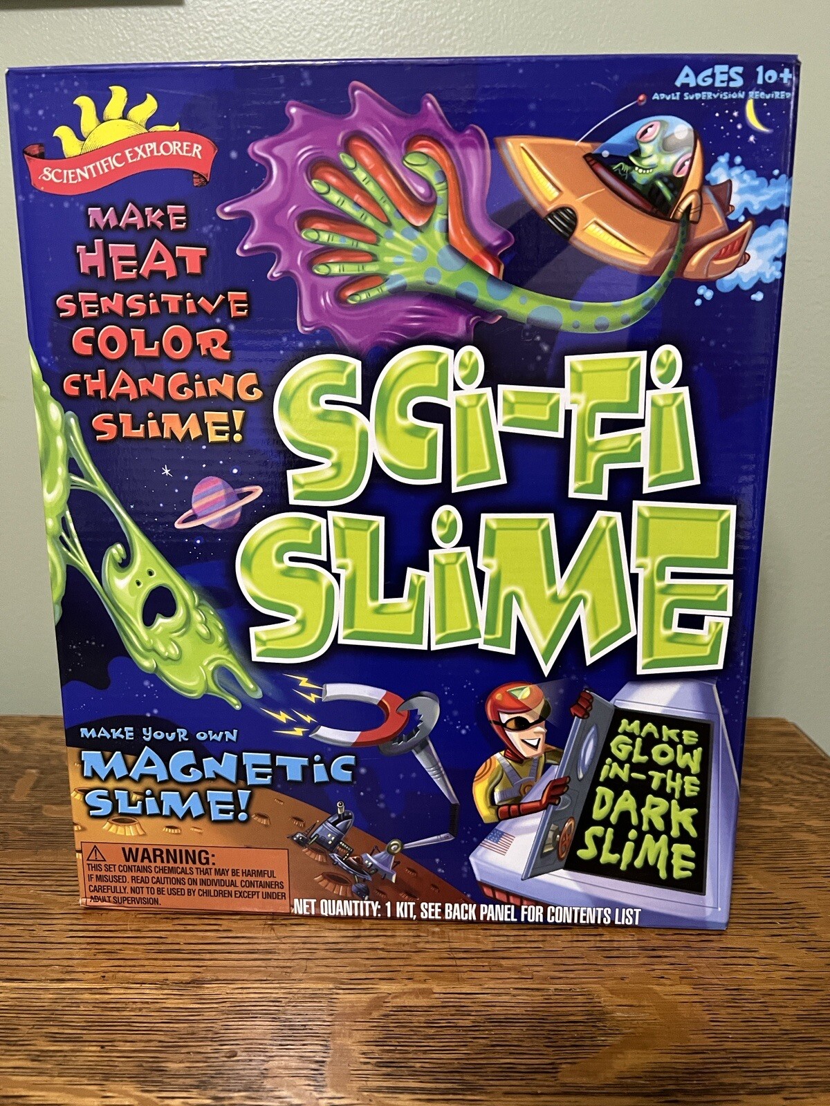 Scientific Explorer Sci-Fi Slime Science Kit 0SA224. Open Box