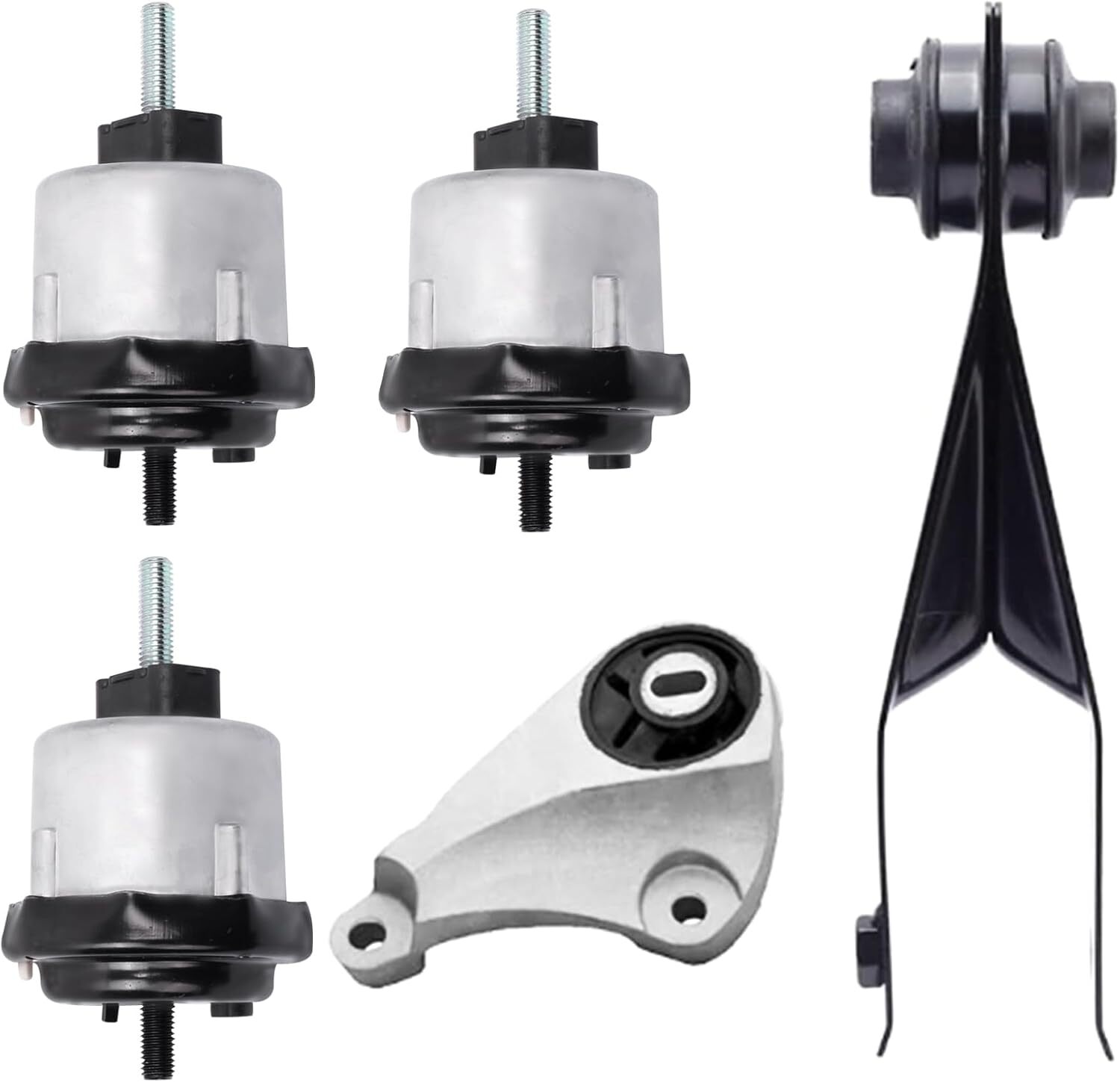 Set of 5, Engine Motor Mount and Trans Motor Mount Compatible with 2007-2008