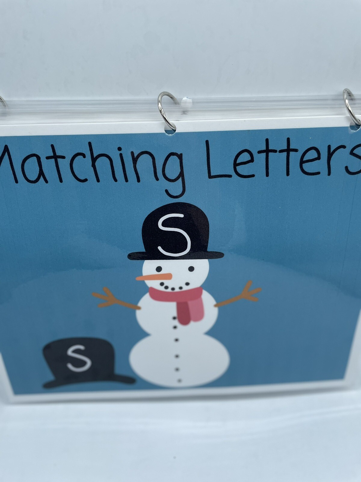 Preschool Children’s Busy Book Activity Game Alphabet Educational Match Letters