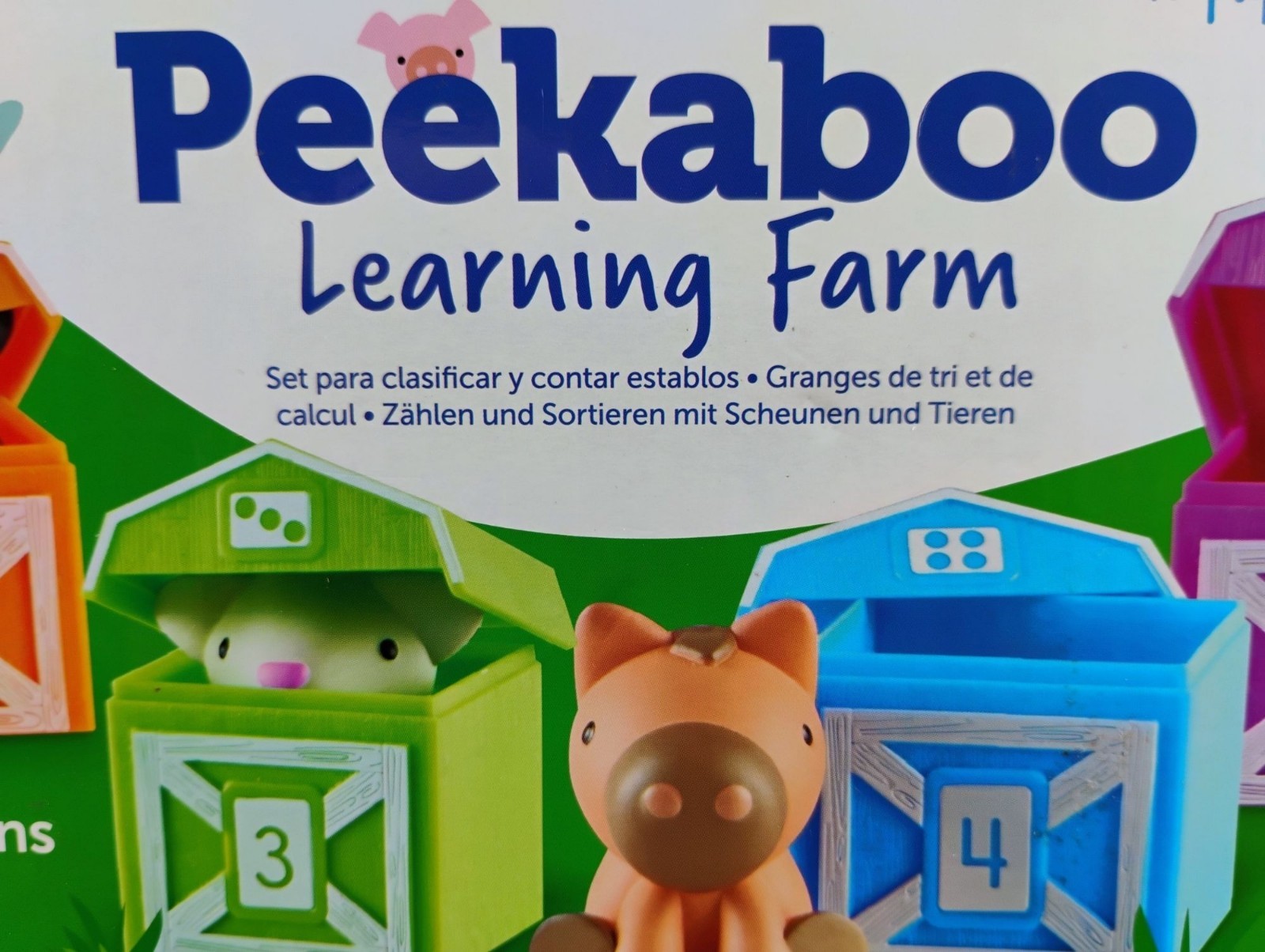 Learning Resources Peekaboo Learning Farm Educational Toy Set