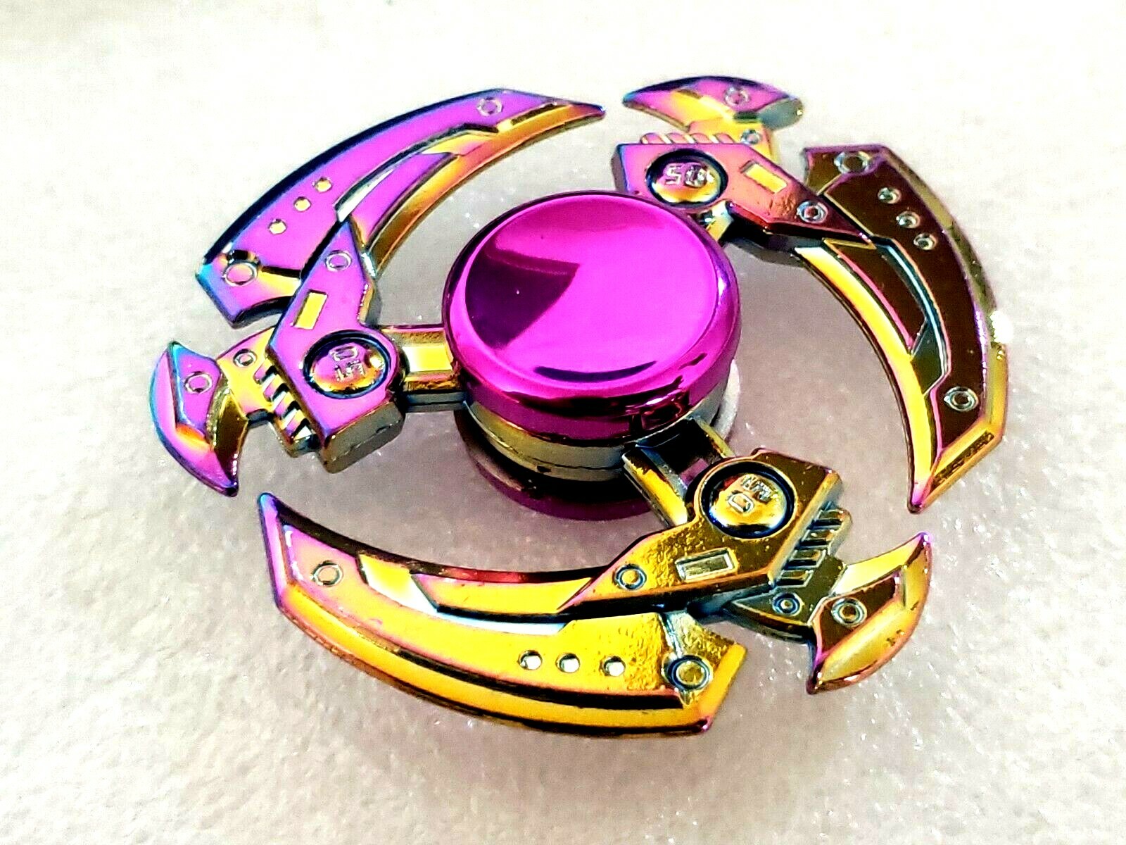 Rainbow Alien Fidget Spinner Toy Adults Kids Boys Girls ADHD Stocking Stuffer