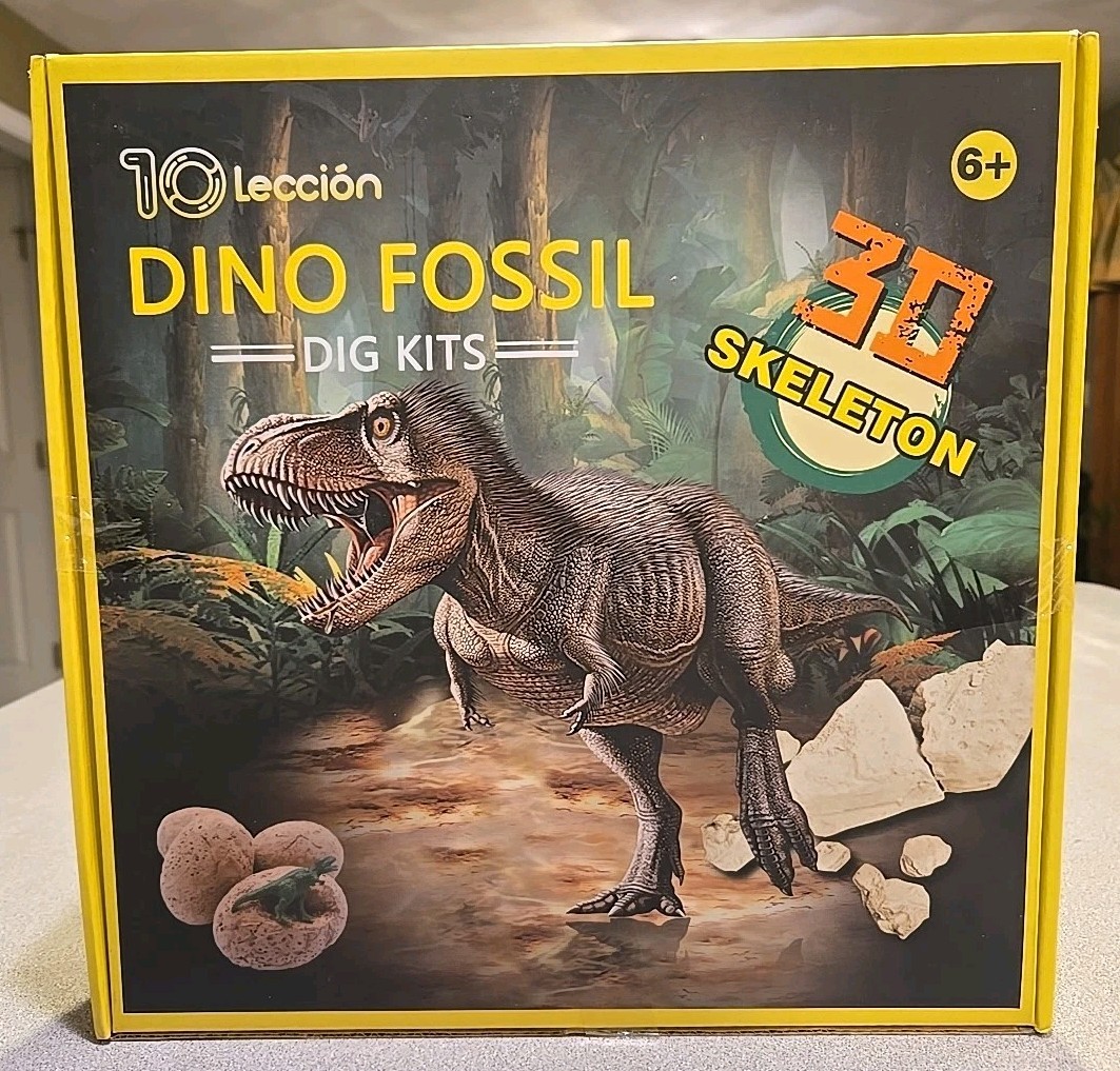 Dinosaur Fossil Digging Kit for Kids and Adult, STEM Science Dino Fossil Dig Kit