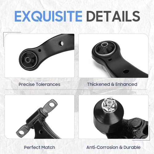 Front Lower Left & Right Control Arm & Ball Joint Assembly Replacement