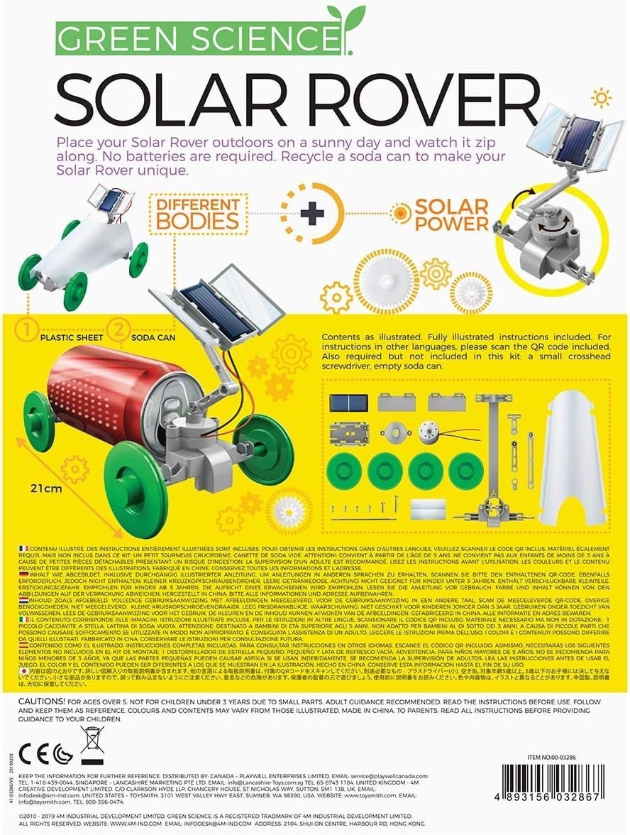 Transform a Soda Can into a Solar Car – Exciting Green Science Kit for Kids