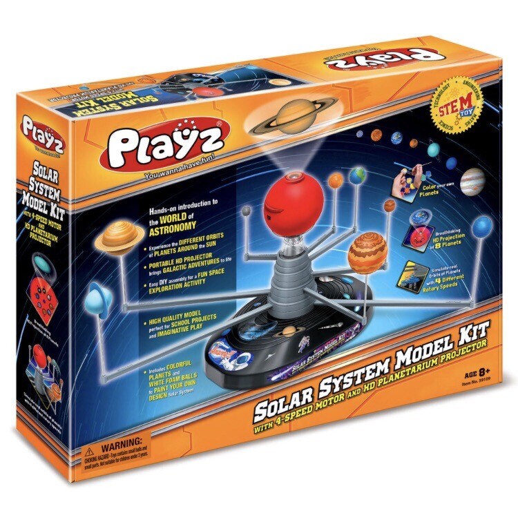 Solar System Nine Planets Model Science Kit DIY Assembly Interaction Planetarium