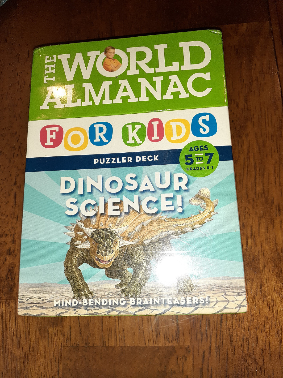 Dinosaur Science Puzzler Deck/The World Almanac (New/Unopened) for Ages 5-7
