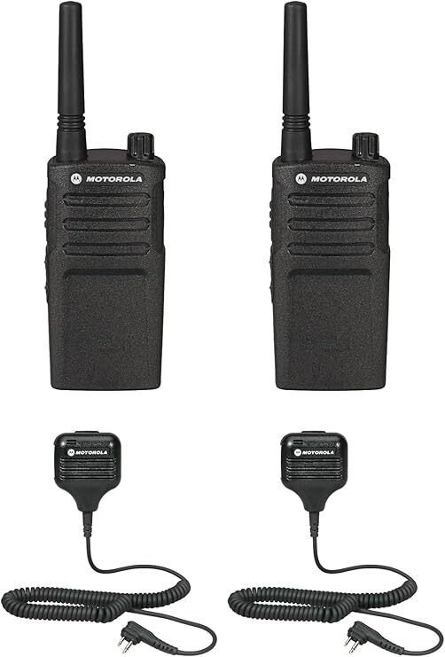 2 Pack Motorola RMU2040 Radios with Speaker Mics