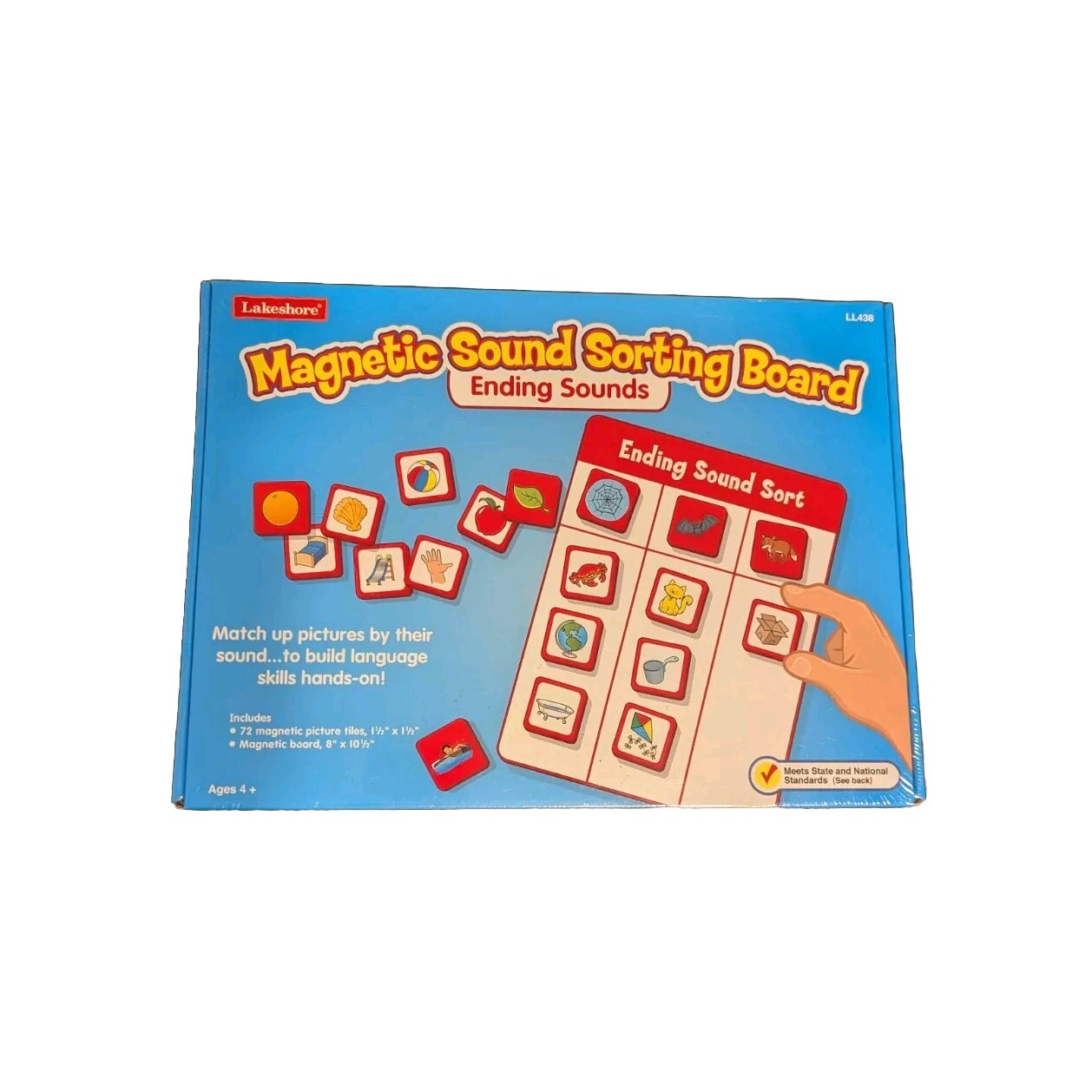 Lakeshore Magnetic Sound Sorting Board Ending Sounds Educational Game