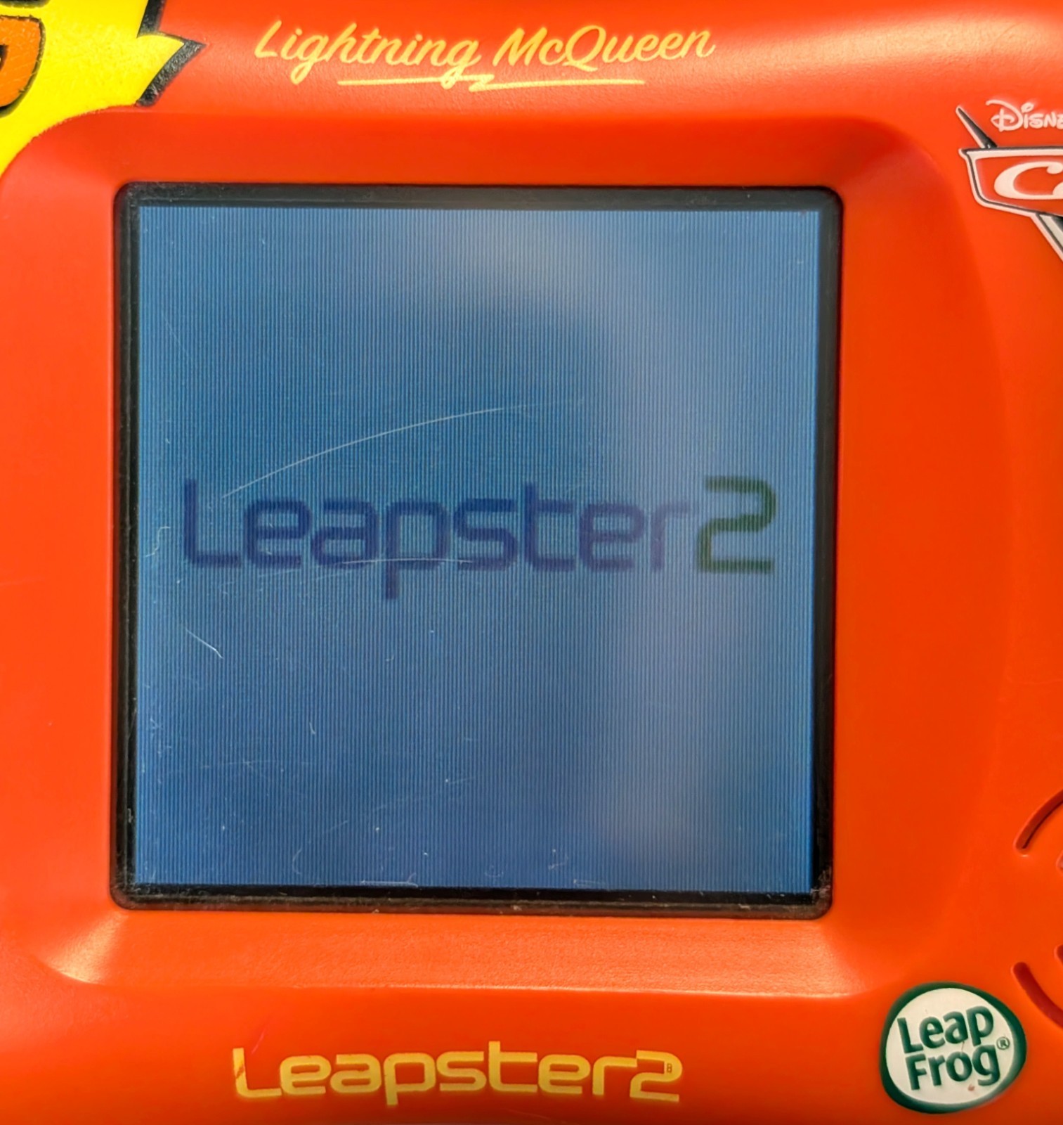 LeapFrog Leapster 2 Disney Pixar Cars Lightning McQueen Edition Handheld Console