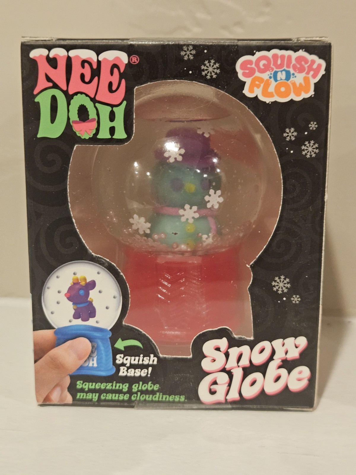 NeeDoh Snow Globe 2x Snowman Squishmas Set – Schylling