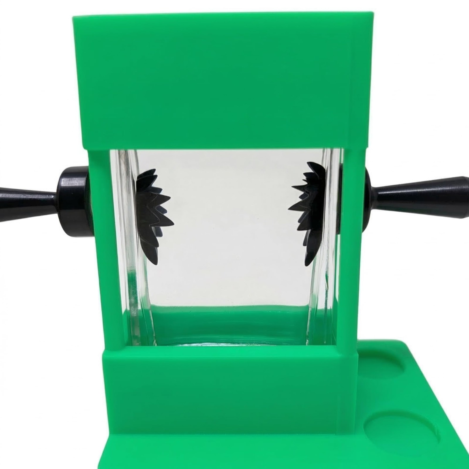 Ferrofluid Display STEM Desk Ornament with Frame (Green)