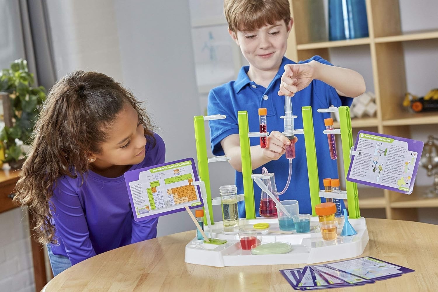 Ooze Labs Chemistry Station Kit – 20 Fun, Non-Hazardous Experiments for Kids