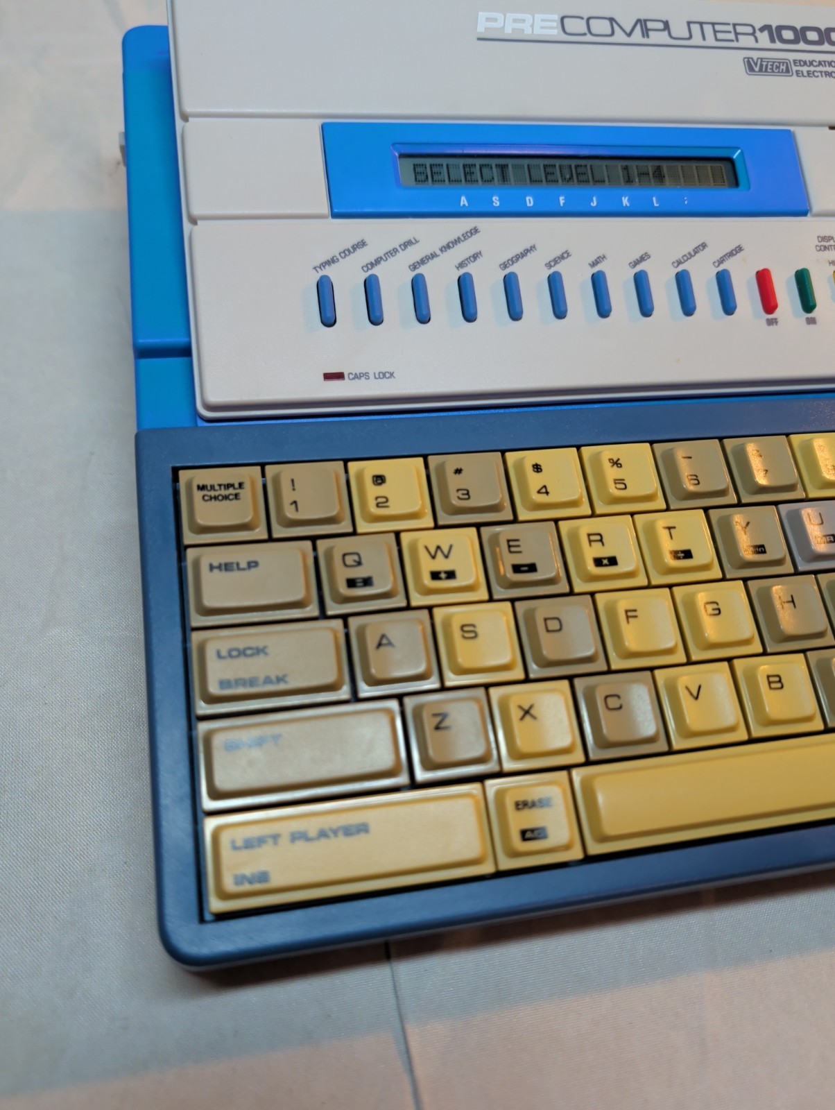 Vintage 1988 VTech PreComputer 1000 Learning Computer Tested Working w/ Box