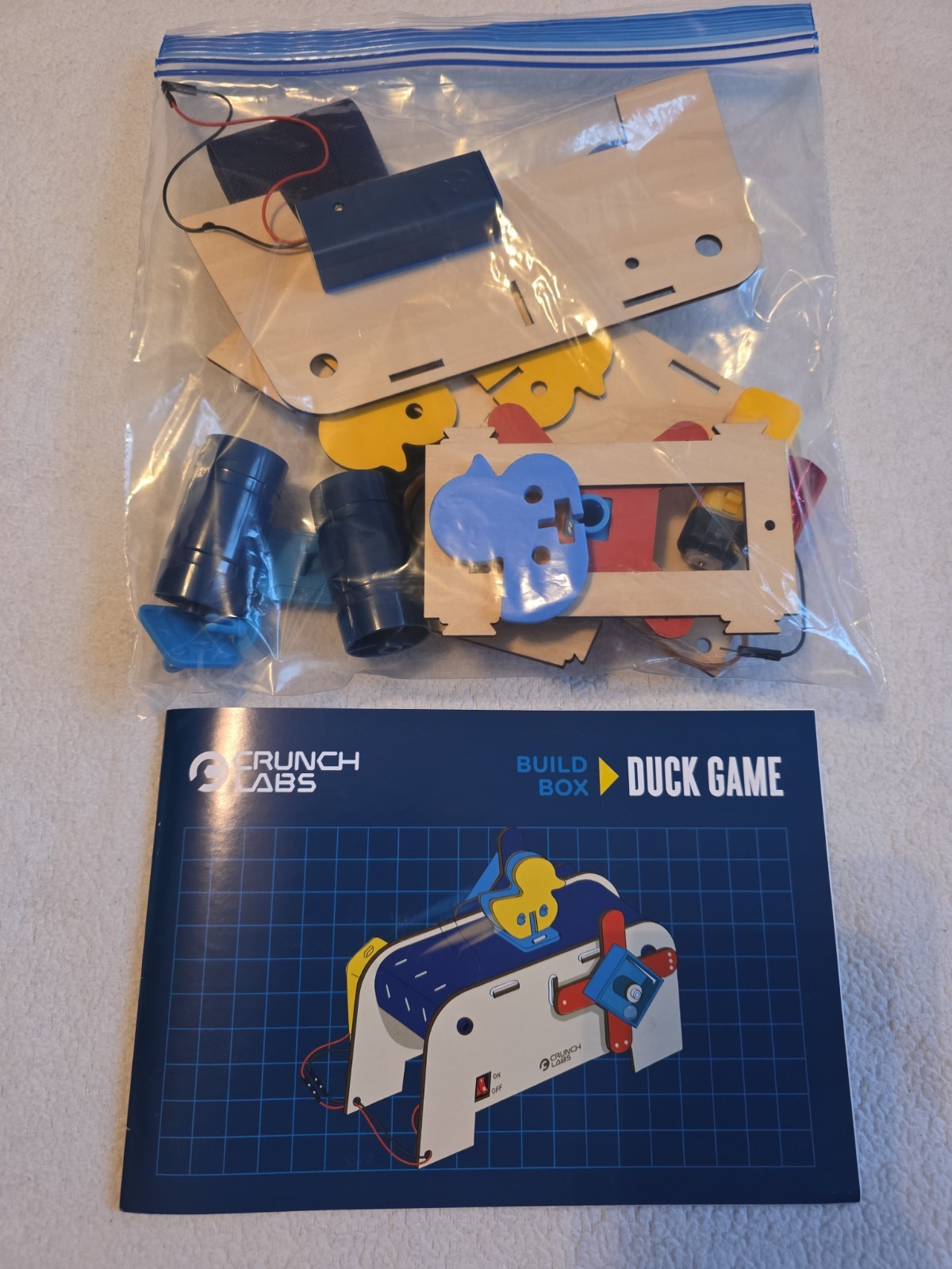 Crunch Labs Mark Rober Duck Game Build Box, Complete, No Box