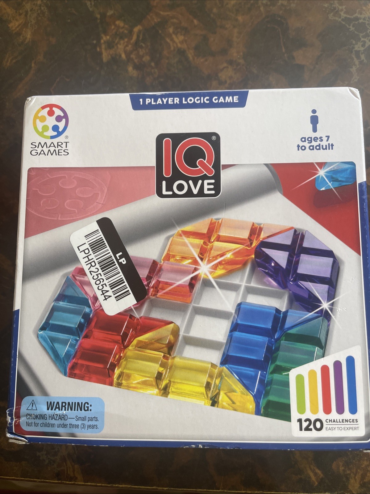 SmartGames IQ Love – 120 Challenges Logic Puzzle Game (Travel Size) NEW