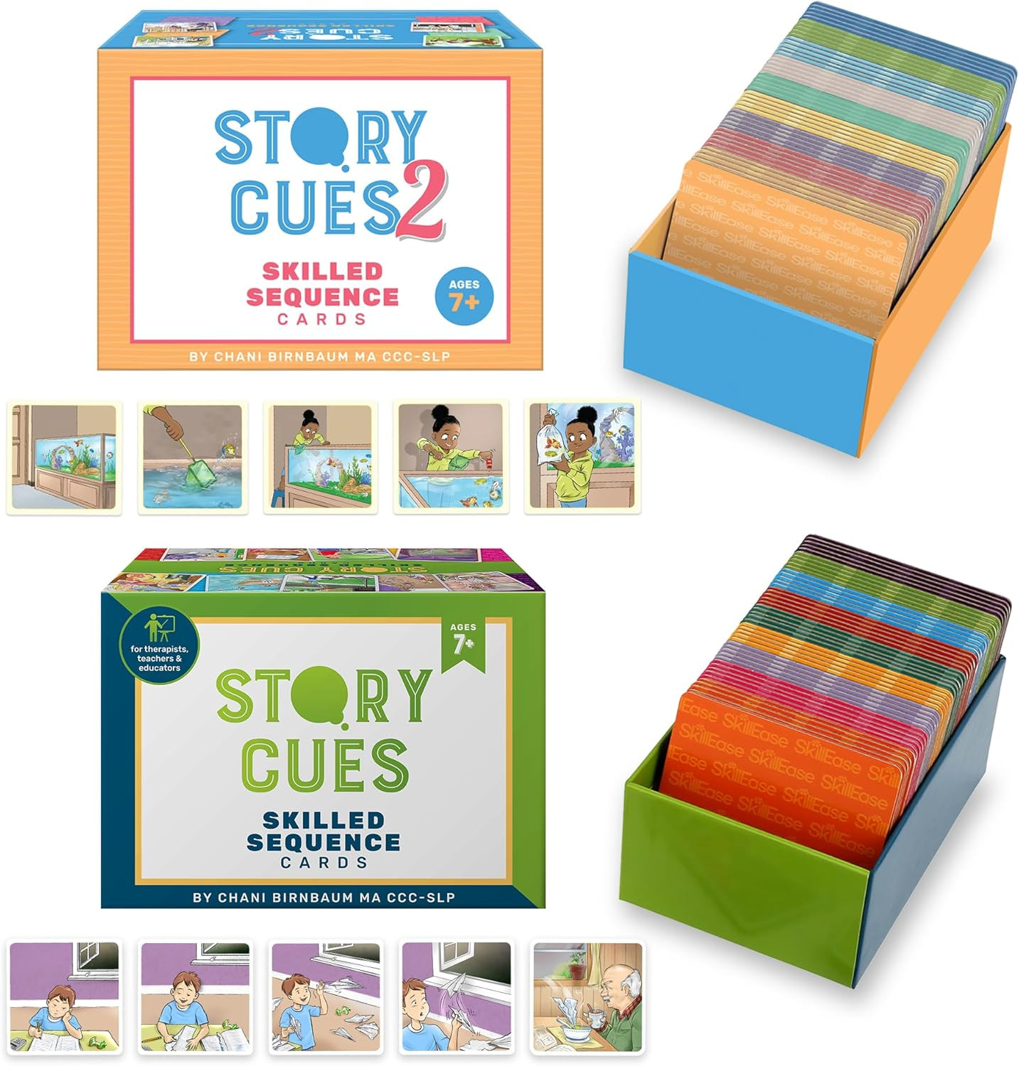Story Cues Bundle: Sequencing Cards for Speech Therapy & Social Skills Games