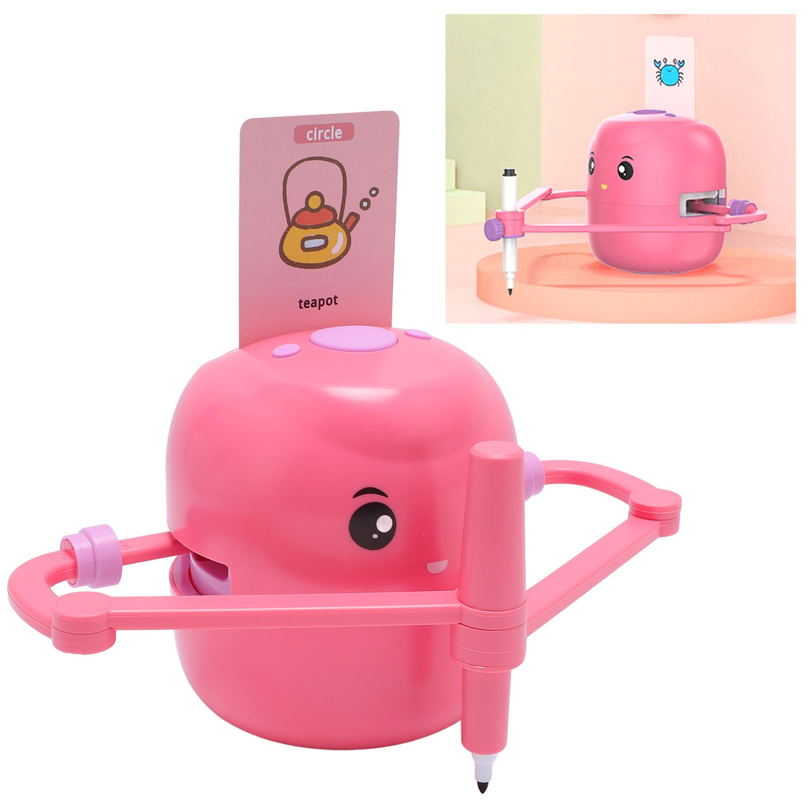 Smart Drawing Robot Children Art Enlightenment Interactive Early Educational