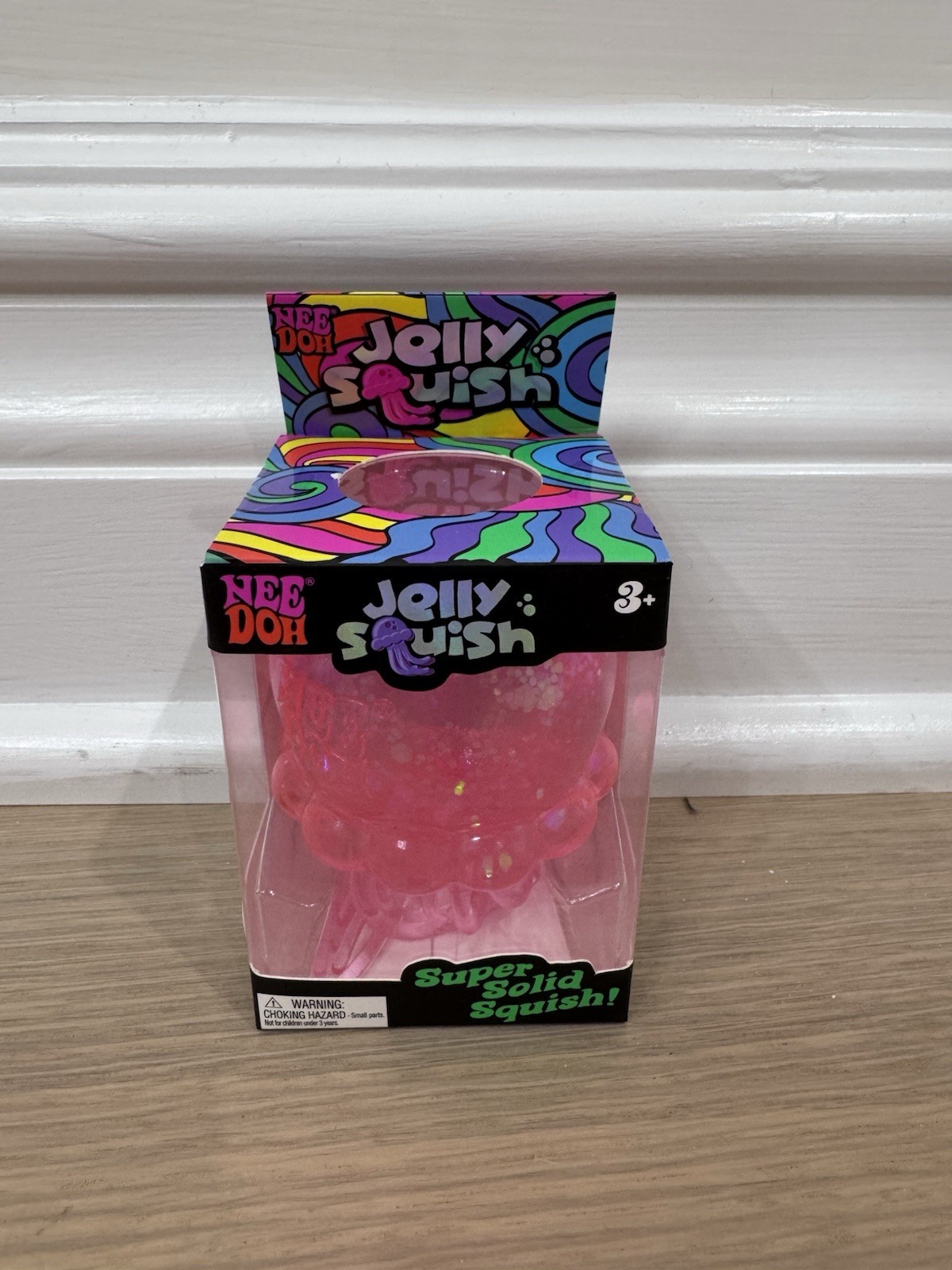 Authentic NeeDoh 🩷 PINK Jelly Squish Jellyfish Fidget Sensory Toy – US Seller